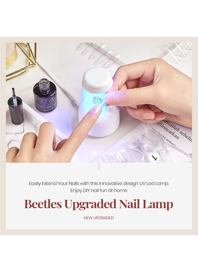 beetles Gel Polish Beetles Gel Polish Mini Nail Led Lamp with Smart Sensor for Easy and Fast Extension System Manicure Uv Light Flash Curing 