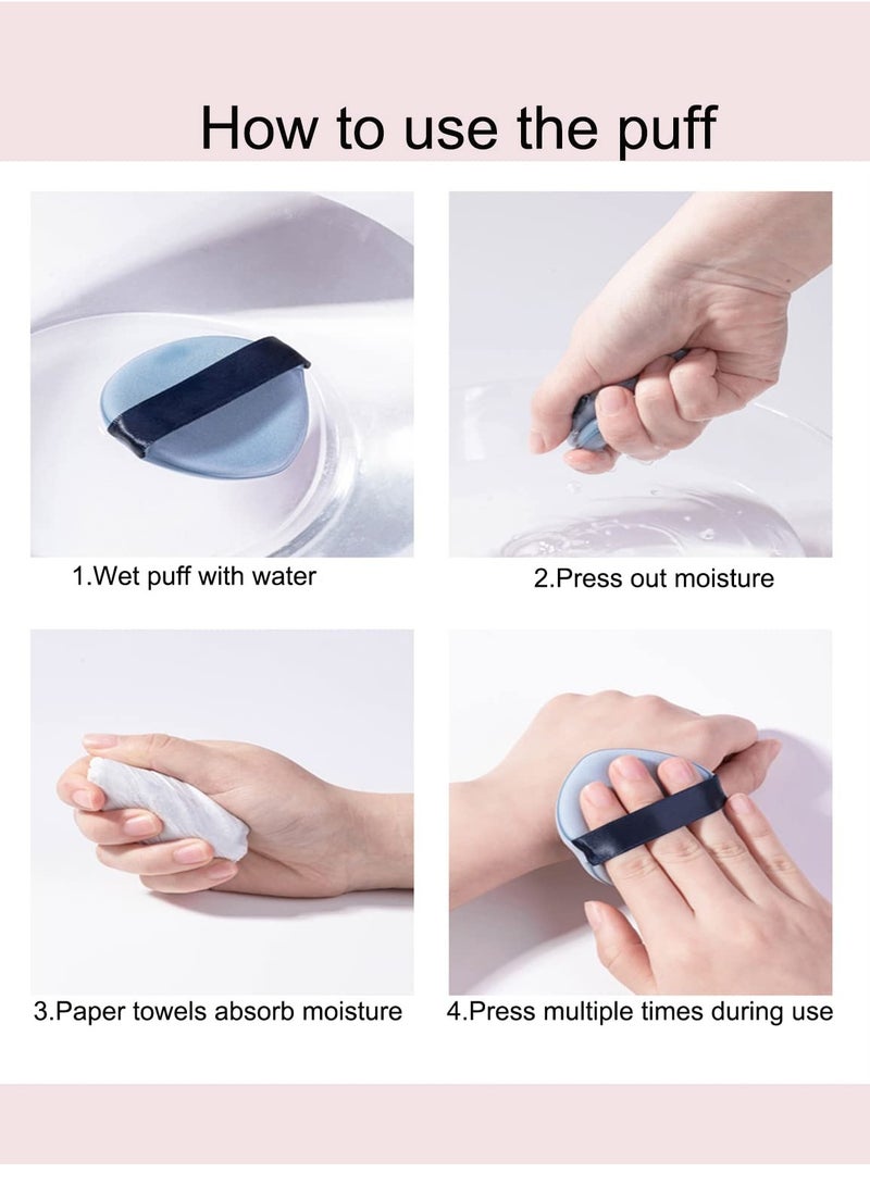 6 Pcs Latex-Free Makeup Sponges for Flawless Application and Blending - Perfect for Foundation, Concealer, and Contouring - Ideal for All Skin Types - Image 5