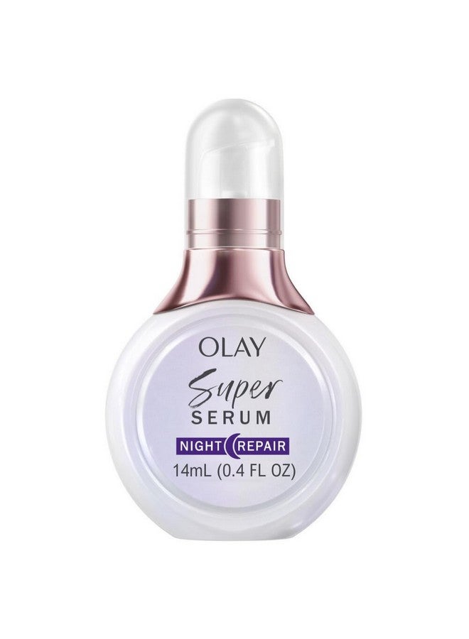 مصل فائق للإصلاح الليلي بحجم تجريبي 5 في 1، مصل خفيف الوزن لتجديد خلايا الجلد، 0.4 أونصة سائلة لتصحيح التجاعيد، معالجة للعناية بالبشرة مع حمض الساليسيليك، النياسيناميد، حمض اللاكتيك، الجلسرين - Image 1