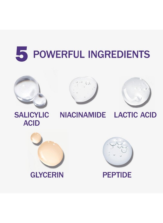 مصل فائق للإصلاح الليلي بحجم تجريبي 5 في 1، مصل خفيف الوزن لتجديد خلايا الجلد، 0.4 أونصة سائلة لتصحيح التجاعيد، معالجة للعناية بالبشرة مع حمض الساليسيليك، النياسيناميد، حمض اللاكتيك، الجلسرين - Image 4