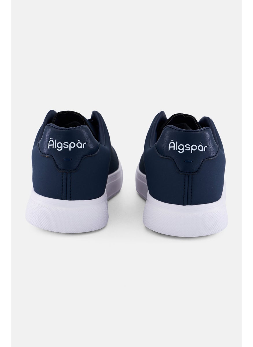 Algspar Men Lace Up Casual Shoes, Navy  - Image 2