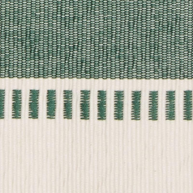 CRAZYWEAVES 100% Cotton Table Runner for 4 Seater Dining Table, Durable with Modern Patterns, Parties and Home Décor, Quick Absorption Handcrafted with Tissles (Green, 152 cm x 32 cm) - Image 1