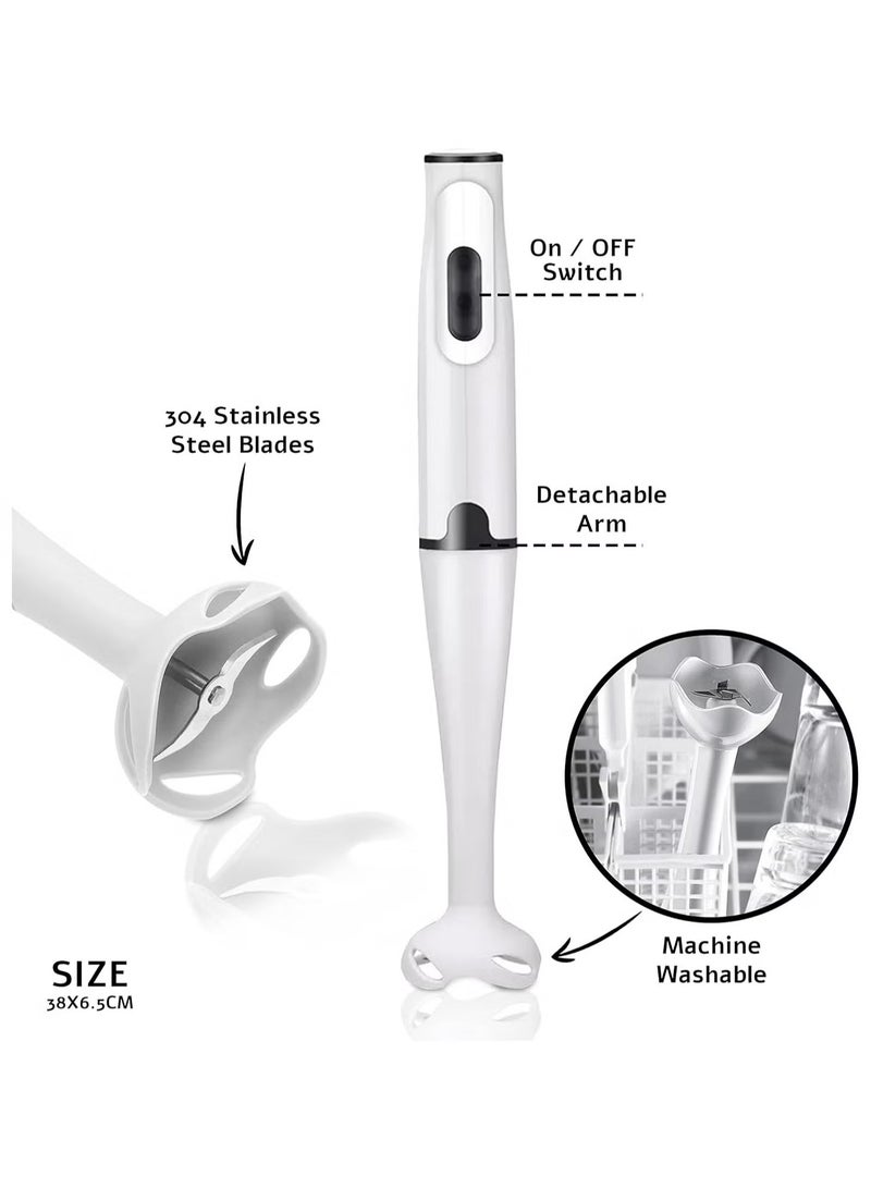 Denx Handheld Stick Blender with 400W Power and Stainless Steel Blades | DX2012 - Image 2