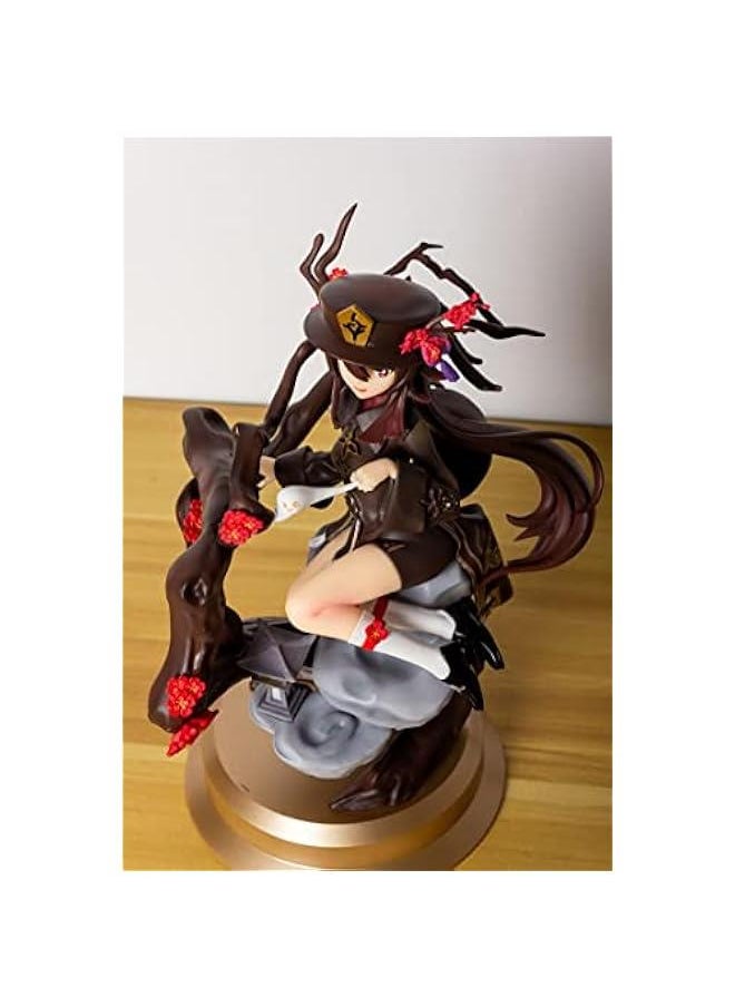 Generic - Genshin Hu Tao 1/7 Figure Game Liyue Character PVC Anime Model Toy (Sitting) - Image 1
