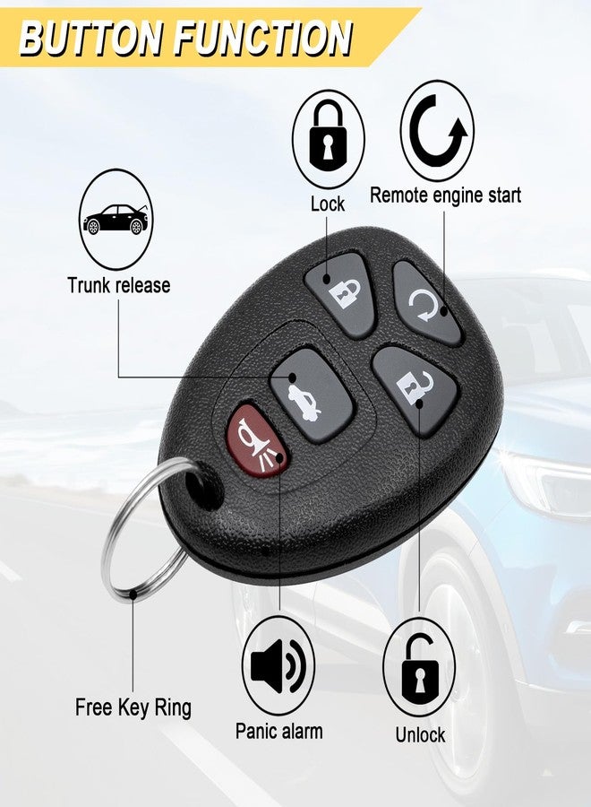 Vurkcy Key Fob Replacement for 2005-2012 Buick Lacrosse, KOBGT04A - Image 3