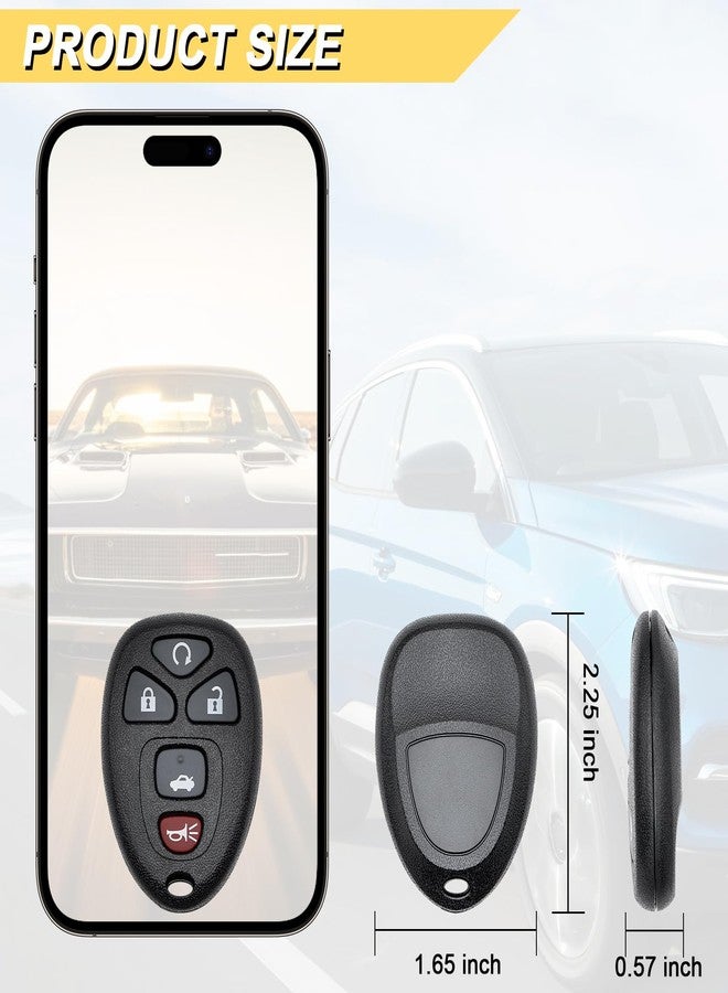 Vurkcy Key Fob Replacement for 2005-2012 Buick Lacrosse, KOBGT04A - Image 4