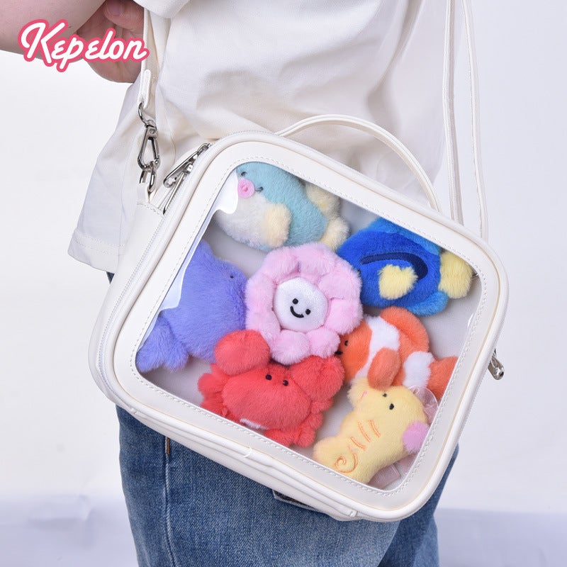 Genuine Small Aquarium Refrigerator Stickers Marine Animal Plush Blind Bag Ornaments Cute Hole Board Decorative Magnetic Stickers - Image 5