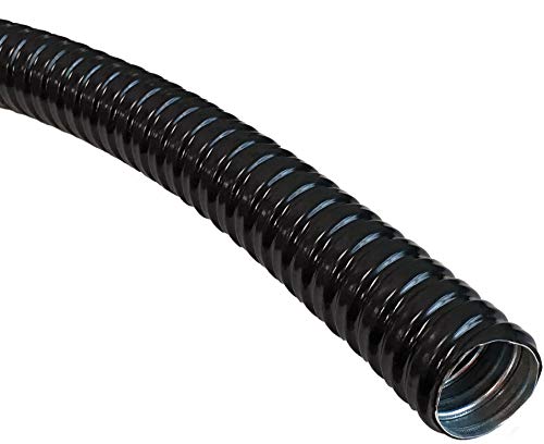 Electriduct 1/4" PVC Coated Liquid-Tight Galvanized Steel Flexible Metal Conduit - 10 Feet - Image 1