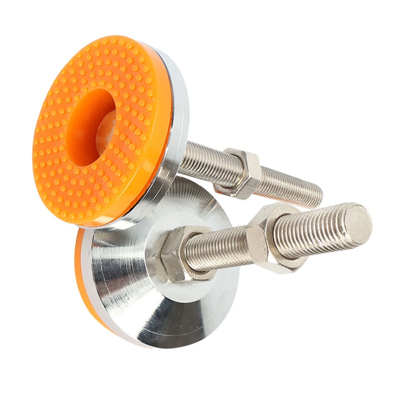 2pcs Leveling Feet Swivel Adjustable Machine Levelers with Floor Protector - Image 1