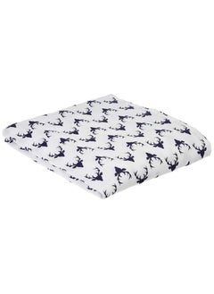 Bacati Asia Bacati Asia Tribal Buck Muslin Crib Fitted Sheet 2 Pack Blue 3050mm L X 2540mm W 