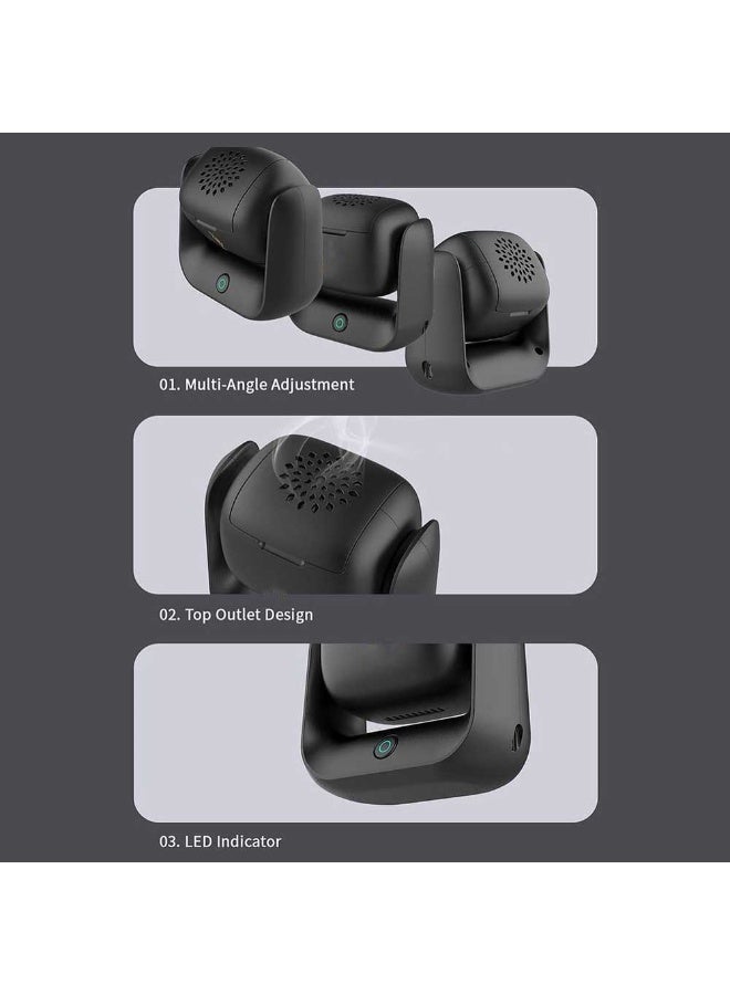 Bukhoon Rotatable Electric Oud Incense Burner – Portable Bakhoor Burner for Home, Office & Gifting - Image 5