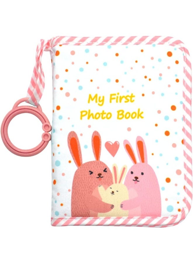 Amzoya Baby's My First Family Album, Soft Cloth Photo Book, Baby Cloth Album - Image 1