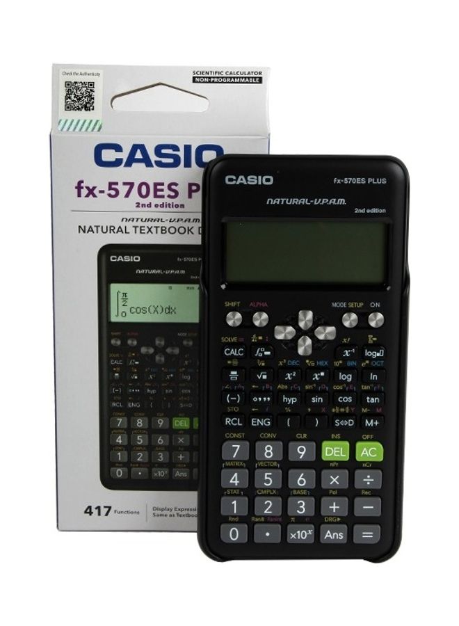 FX570-ES Pluse Scientific Calculator Black