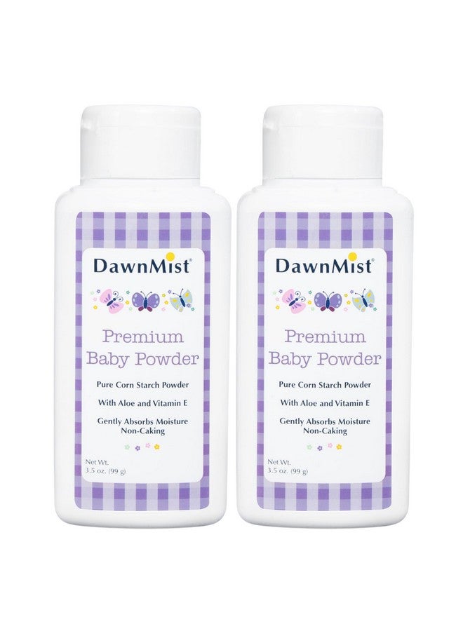 DawnMist Dukal BP35C DawnMist Baby Powder, Premium, 3.5 oz., Full Case (Pack of 2) - Image 1