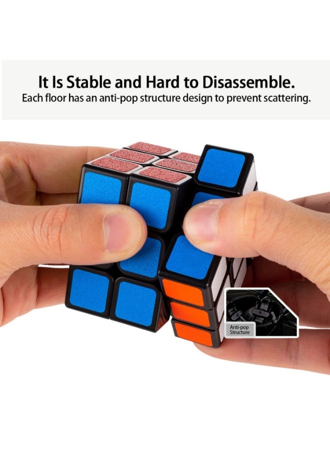 WinCheer Magic Combination 3D Puzzle Gear Cube, 2x2 Match-specific Speed Gear Cube Stickerless Twisty Puzzle - Image 4