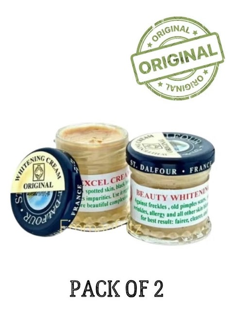 St. Dalfour Beauty Whitening Cream Radiant, Even Skin Tone & Hydration PACK OF 2