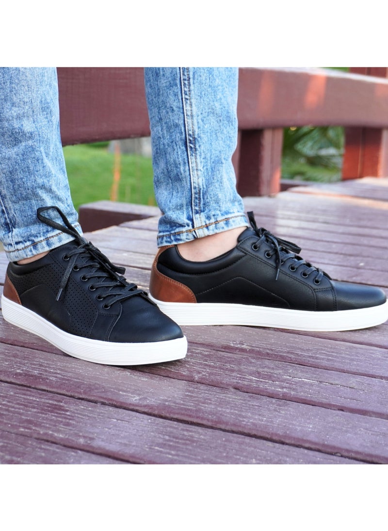 Mon Ami - Men's Sneakers, Lace-Up Low Top Loafer, Walking Casual Shoes for Men, Comfortable Fashion Shoes - Image 1