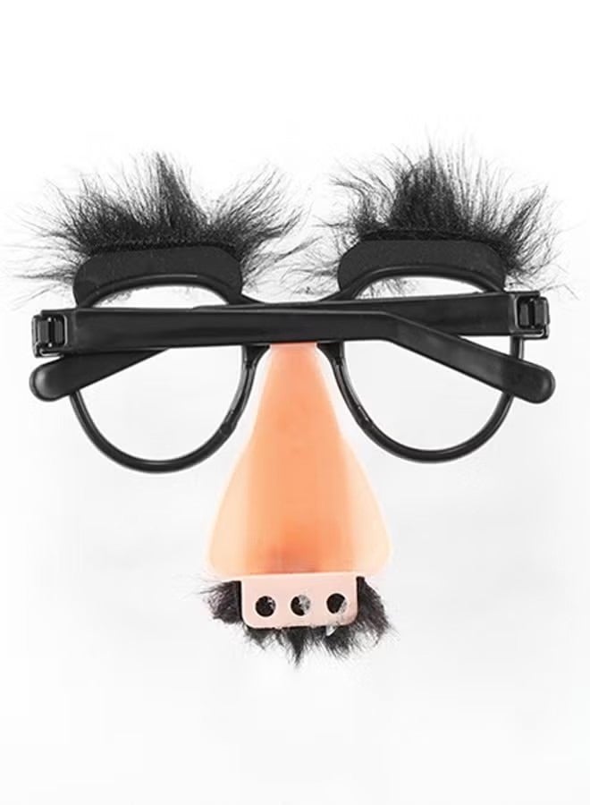 Fake Eyebrow Nose Moustache Costume Party Glasses - Image 2
