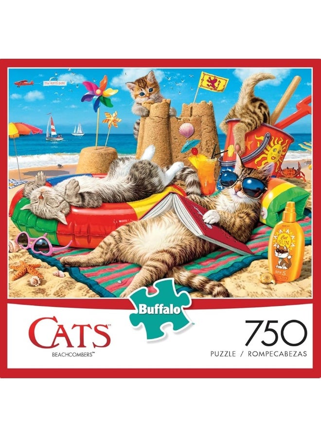 Buffalo Games - Beachcombers - 750 Piece Jigsaw Puzzle Multicolor, 24"L X 18"W - Image 1