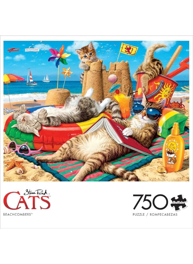 Buffalo Games - Beachcombers - 750 Piece Jigsaw Puzzle Multicolor, 24"L X 18"W - Image 2