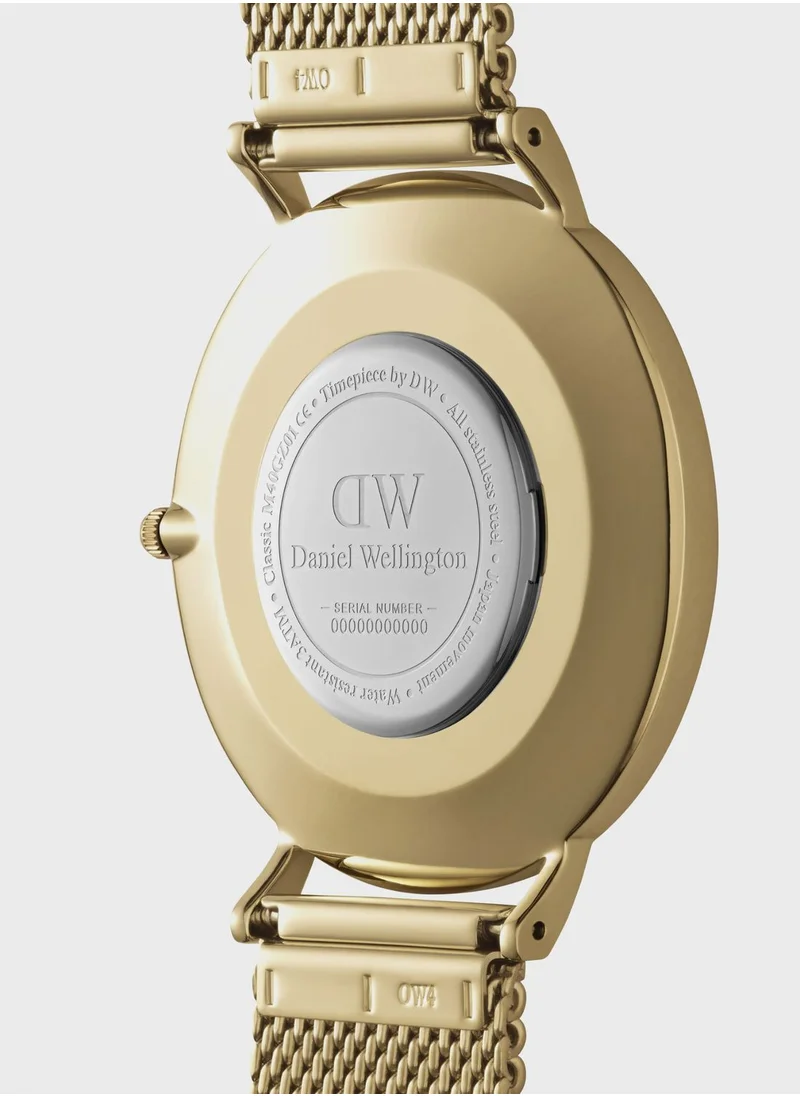 DANIEL WELLINGTON Classic Mesh Strap Analog Watch