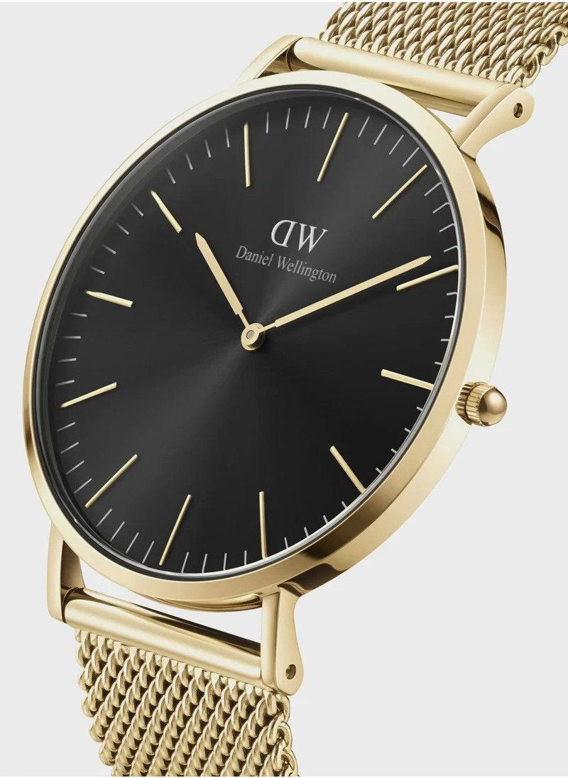 DANIEL WELLINGTON Classic Mesh Strap Analog Watch