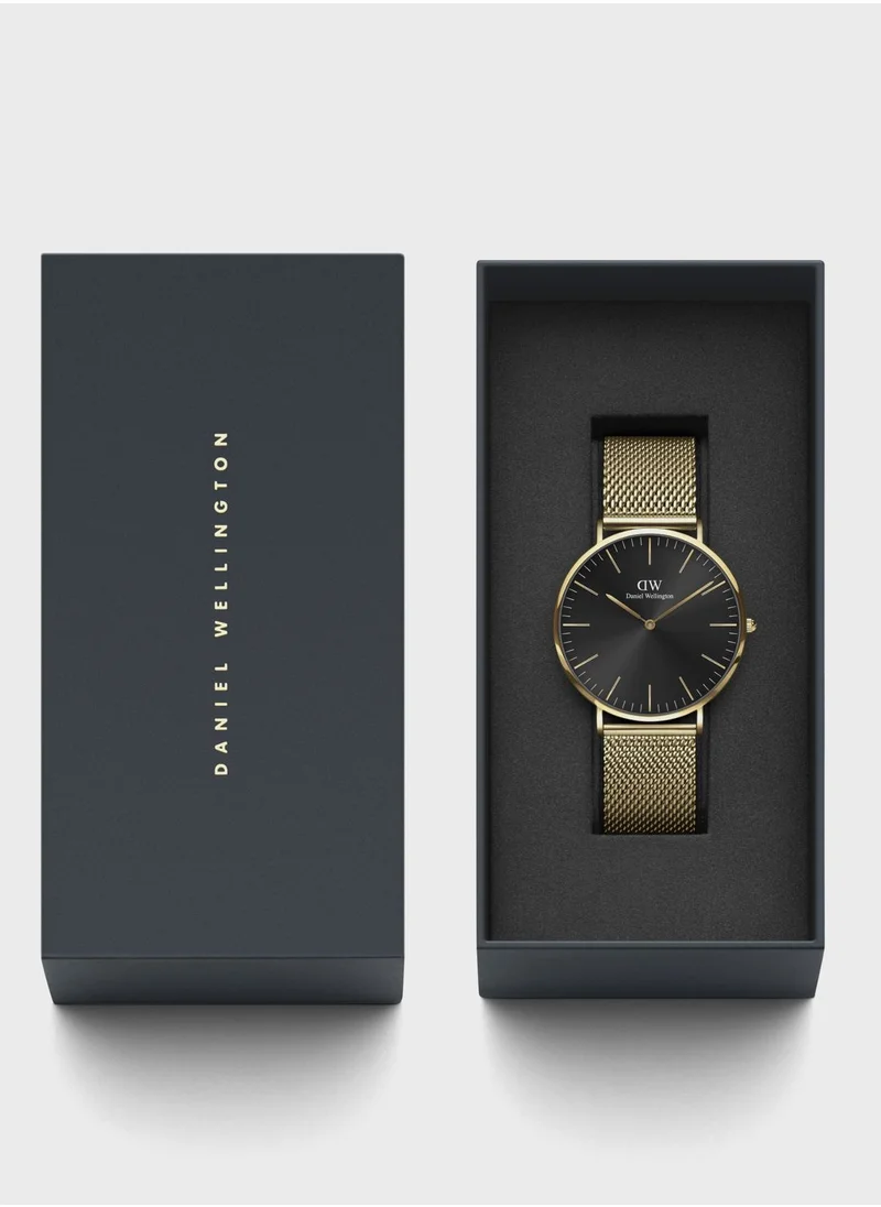DANIEL WELLINGTON Classic Mesh Strap Analog Watch