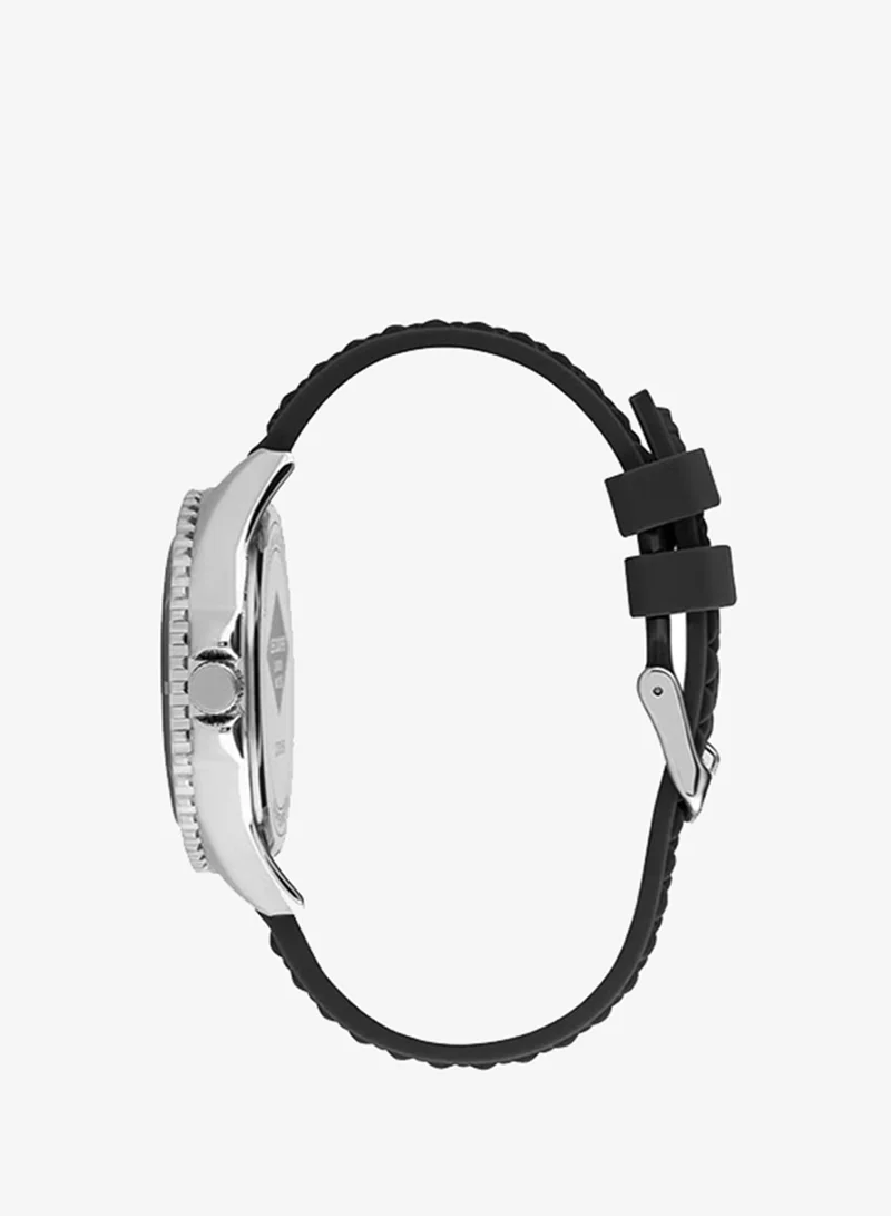 Lee Cooper Men's Analog Display Watch With Black Silicone Strap - LC07361.391