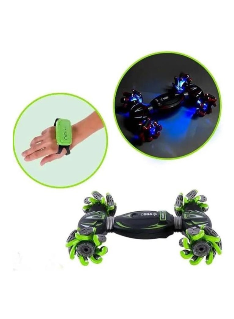 Cartoon remote control car for kids, crazy jumping car that jumps, sings and dances, funny stunt RC car - Image 1