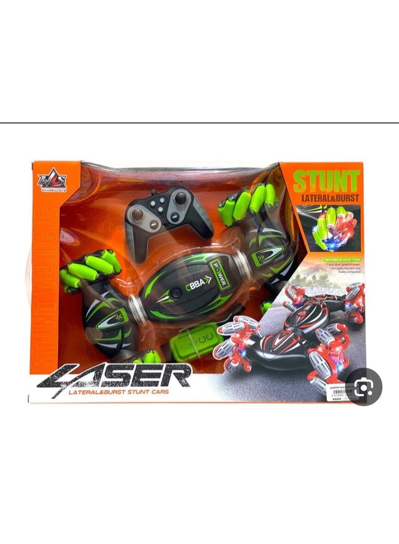Cartoon remote control car for kids, crazy jumping car that jumps, sings and dances, funny stunt RC car - Image 2