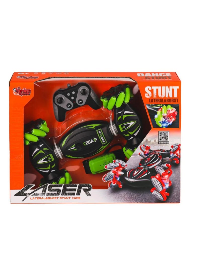 Cartoon remote control car for kids, crazy jumping car that jumps, sings and dances, funny stunt RC car - Image 3