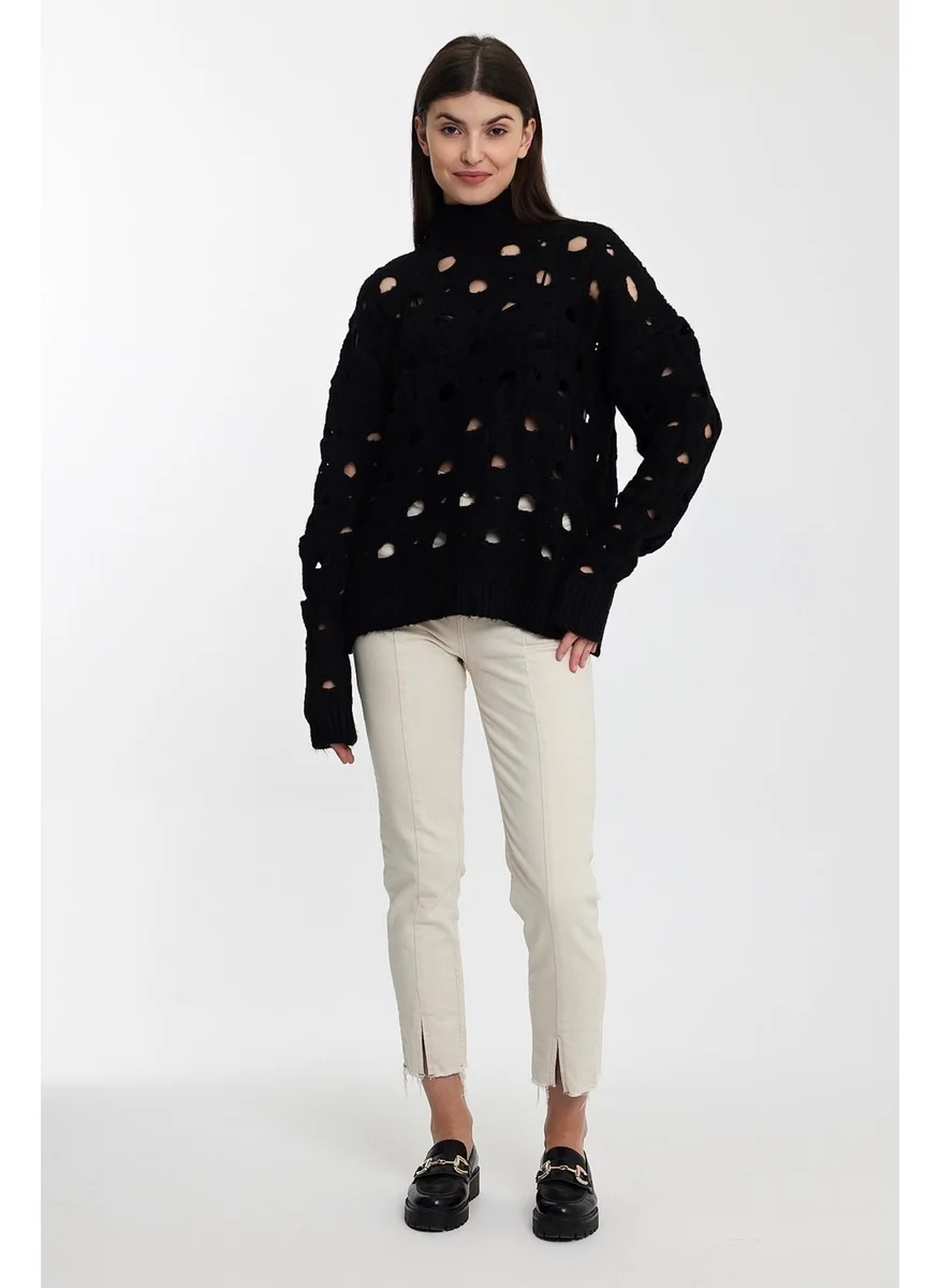 Alexandergardi Alexandergardı Hole Knitwear SWEATER (A92423-S)