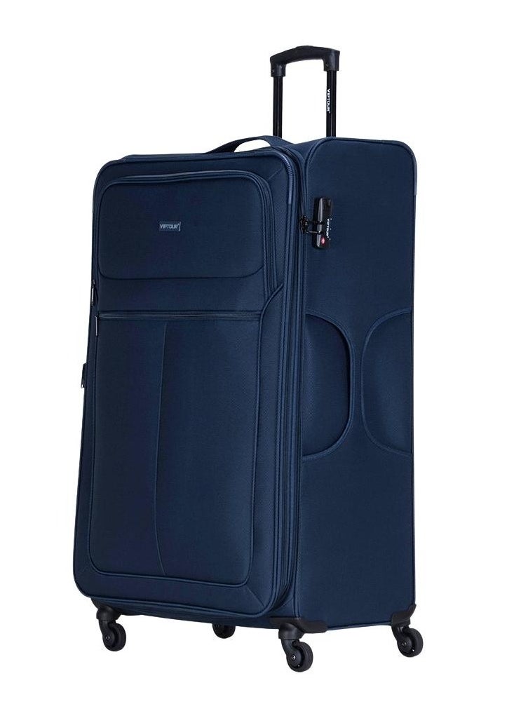 VIPTOUR - Set of 4 Light Weight Polyester Jacqard Trolley Luggage With Number Lock 20,24,28,32 Inches - Image 1