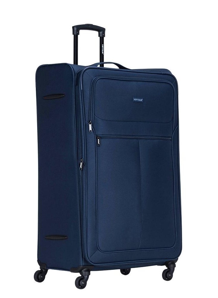 VIPTOUR - Set of 4 Light Weight Polyester Jacqard Trolley Luggage With Number Lock 20,24,28,32 Inches - Image 1