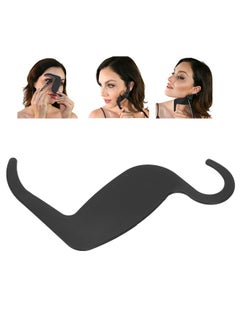 Brrnoo Stencil For Makeup Brushes Set, Contour Curve Makeup Eyebrow Eyeliner Shaper Models Card, Face Make Up Stencils Nose Eyebrow Cheekbone Contour Stencils Reusable For Beginners(Black)  - Image 5