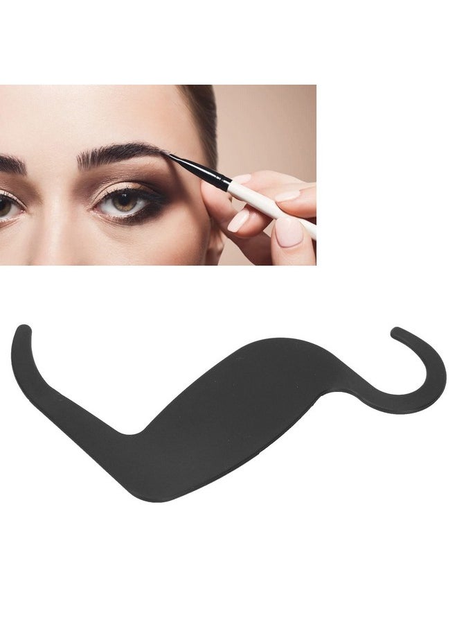 Brrnoo - Stencil For Makeup Brushes Set, Contour Curve Makeup Eyebrow Eyeliner Shaper Models Card, Face Make Up Stencils Nose Eyebrow Cheekbone Contour Stencils Reusable For Beginners(Black) - Image 1