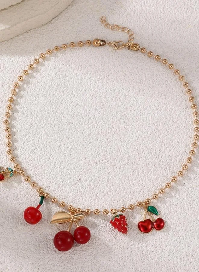 Take Two Fruit Charms Necklace