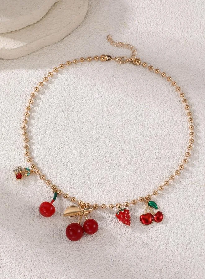 Take Two Fruit Charms Necklace