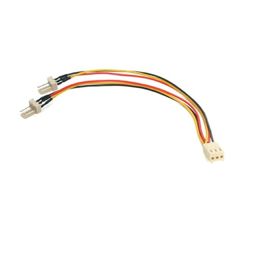 StarTech.com 6in TX3 Fan Power Splitter Cable - Fan Power Splitter - 3 pin Internal Power (F) to 3 pin Internal Power (M) - 5.9 in - TX3SPLITTER - Image 1