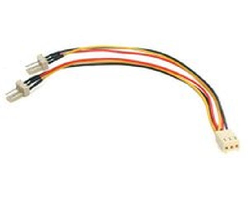 StarTech.com 6in TX3 Fan Power Splitter Cable - Fan Power Splitter - 3 pin Internal Power (F) to 3 pin Internal Power (M) - 5.9 in - TX3SPLITTER - Image 3