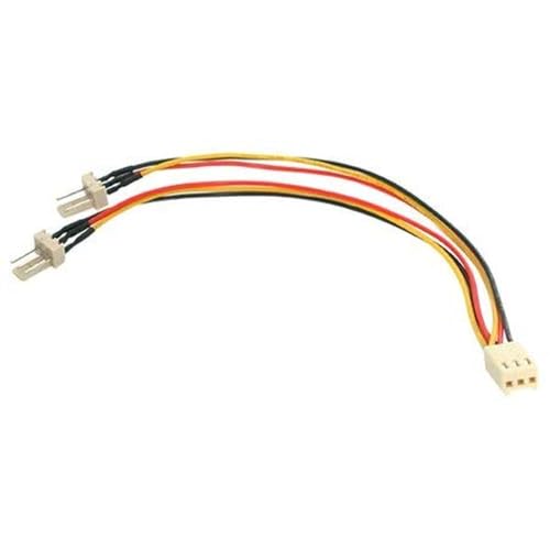 StarTech.com 6in TX3 Fan Power Splitter Cable - Fan Power Splitter - 3 pin Internal Power (F) to 3 pin Internal Power (M) - 5.9 in - TX3SPLITTER - Image 5