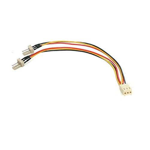 StarTech.com 6in TX3 Fan Power Splitter Cable - Fan Power Splitter - 3 pin Internal Power (F) to 3 pin Internal Power (M) - 5.9 in - TX3SPLITTER - Image 2
