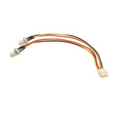 StarTech.com 6in TX3 Fan Power Splitter Cable - Fan Power Splitter - 3 pin Internal Power (F) to 3 pin Internal Power (M) - 5.9 in - TX3SPLITTER - Image 4