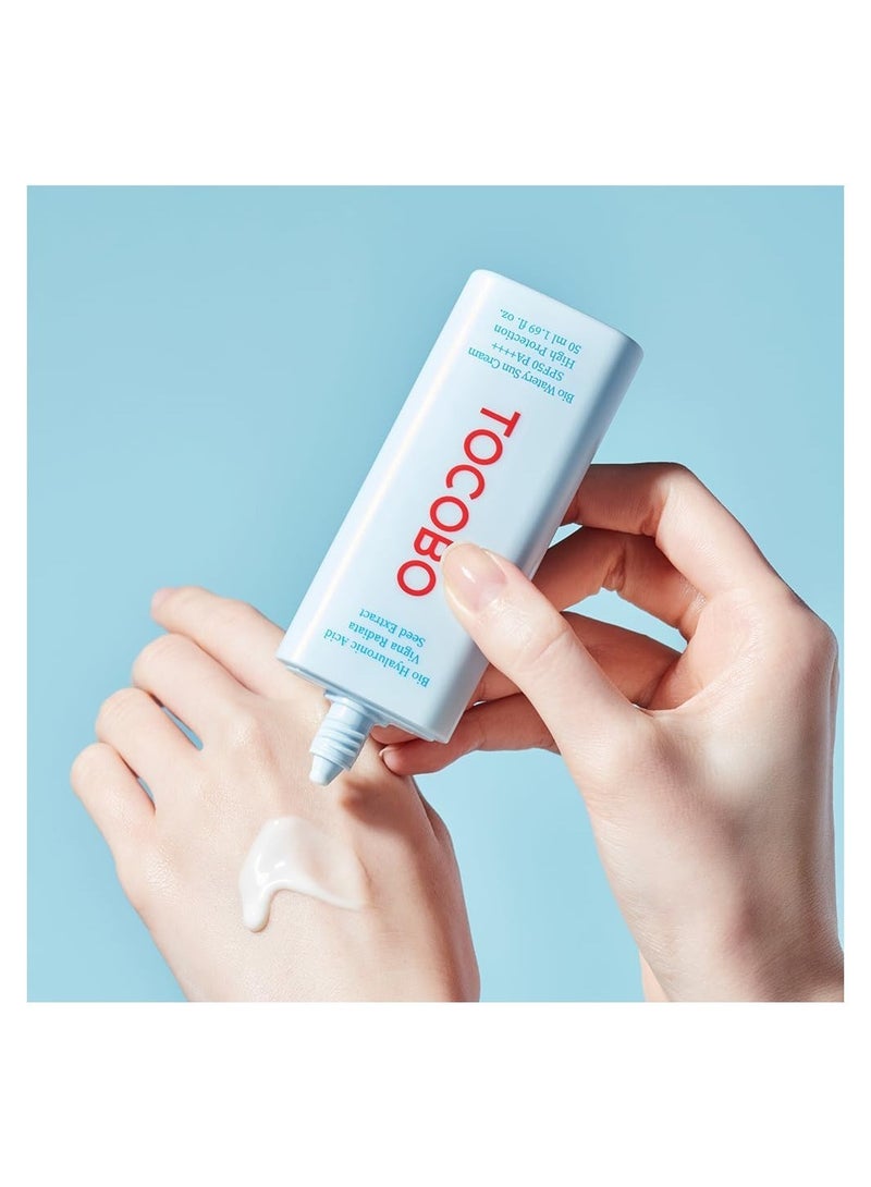 توكوبو كريم توكوبو واتري صن للحماية من الشمس SPF 50+ PA+++ 50 مل عضوي  50 ملليلتر - Image 2