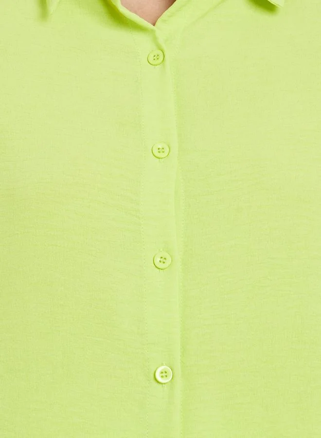 Take Two Green Green Long Sleeve Buttoned Shirt and Pants Co-Ords for Women | Best Price UAE
