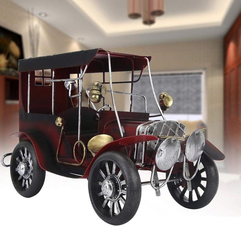 klarako Metal Vintage Iron Classic Car Model Handicraft Ornaments Office Home Desktop Decor Arts Craft - Image 3