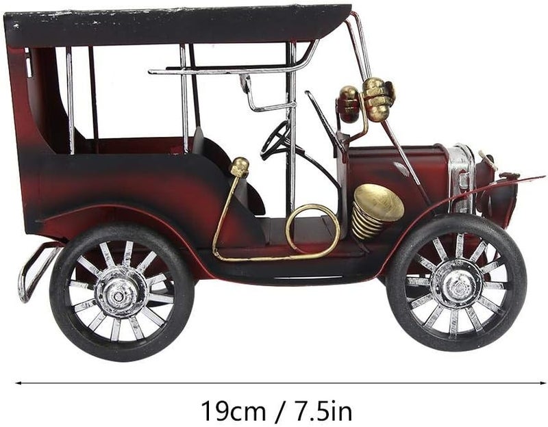 klarako Metal Vintage Iron Classic Car Model Handicraft Ornaments Office Home Desktop Decor Arts Craft - Image 2