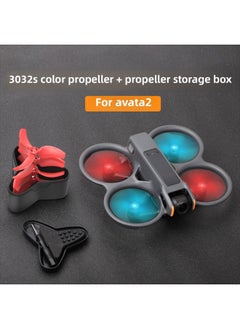 Generic Colorful Avata 23032S Drone Wing Propeller Storage Box Lightweight Compact Propeller Leaf Accessories For Drones Available In Stock-Color:Orange Paddle 2 Pair Storage Box  - Image 2
