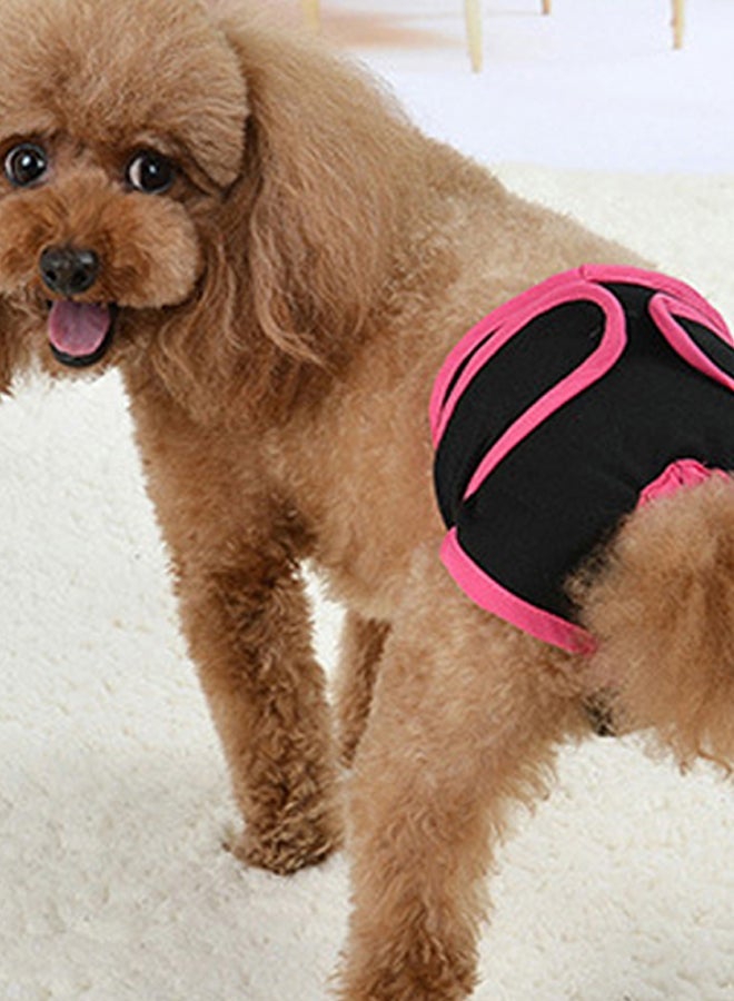 NIBEMINENT Dog Underwear Diapers Pants Male Female With Fastener Strap Black - Image 2