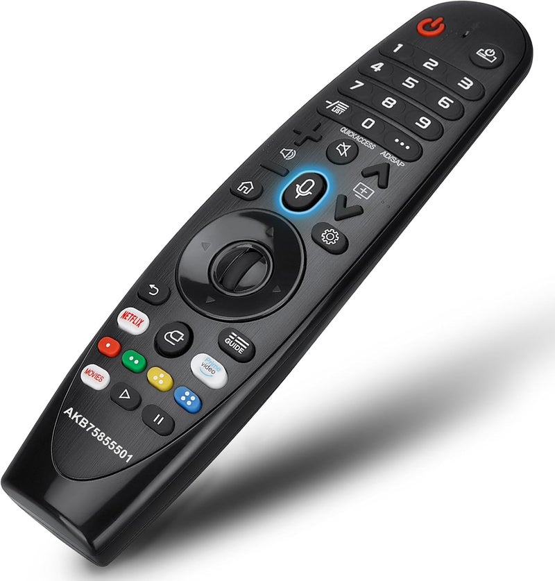 جهاز تحكم عن بعد بصوت سحري لتلفزيونات LG الذكية (Magic Remote)، بديل لأجهزة التحكم AN-MR20GA، AN-MR19BA، AN-MR18BA، مزود بمؤشر ووظيفة الصوت. - Image 1